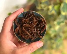 Ruby Sun moon lake - skvělý černý čaj z Taiwanu - vzhled mokrého listu