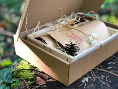 Dárkový balíček dvou prémiových čajů v přírodním balení