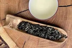 White downy - kvalitní sypaný čínský zelený čaj  detail
