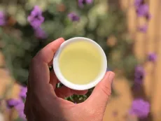 Shincha Kabuse Yabukita - kvalitní japonský zelený čaj - detail nálevu
