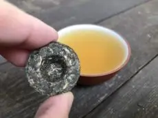 Pu erh mini tuo cha raw - zelený - čaj Pu erh z čínského Yunnanu