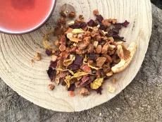 Bitter sweet symphony - kvalitní sypaný ovocný čaj připomínající Aperol - detail