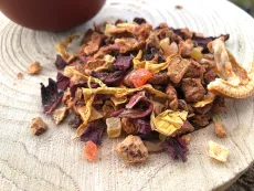 Bitter sweet symphony - kvalitní sypaný ovocný čaj připomínající Aperol - detail