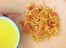 mangový čaj - Juicy mango - kvalitní sypaný ovocný čaj - detail