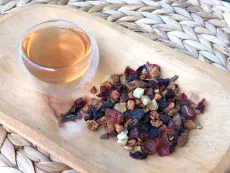 Ovocný punč - kvalitní sypaný ovocný čaj se skořicí - detail