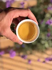 Da hong pao Red robe Wuyi - slavný oolong z čínského Fujianu - nálev