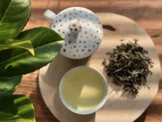 Osmanthus green tea - kvalitní sypaný čínský zelený čaj ovoněný kvítky osmanthu